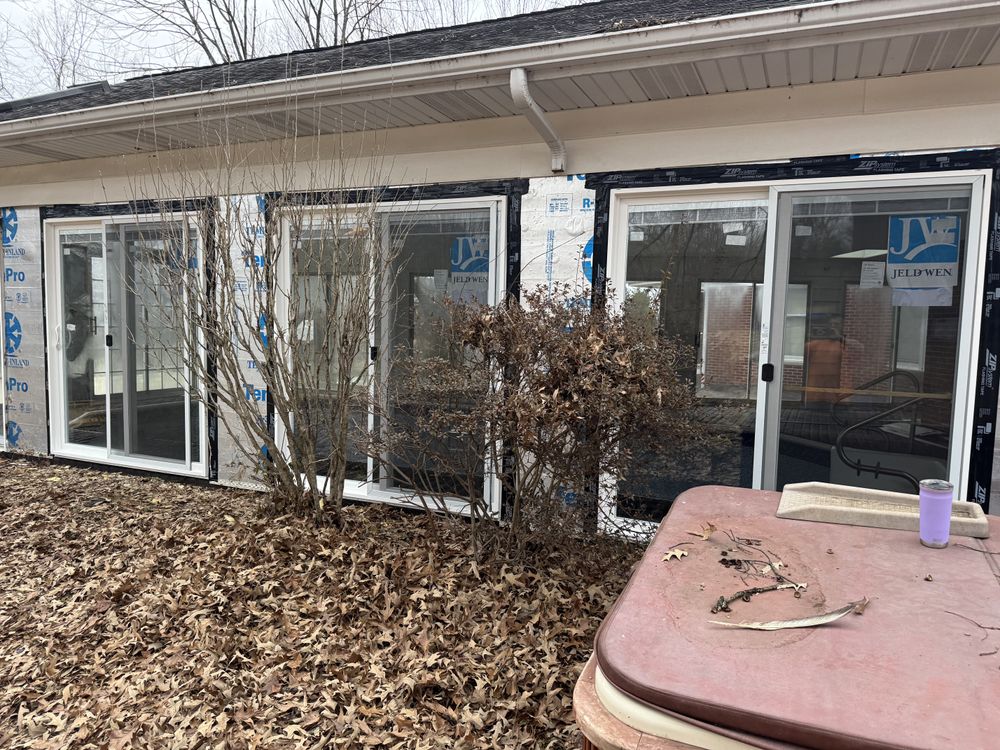 13 doors, 2 windows,  plus pool room Mechanics for Dead Tree General Contracting in Carbondale, Illinois