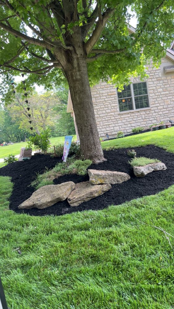 Our Hardscape Installation service creates durable, beautiful patios, walkways, retaining walls, and outdoor features that enhance your property’s function, value, and curb appeal with expert craftsmanship and lasting materials. for Gullion’s Lawn and Landscaping in DeMossville, KY