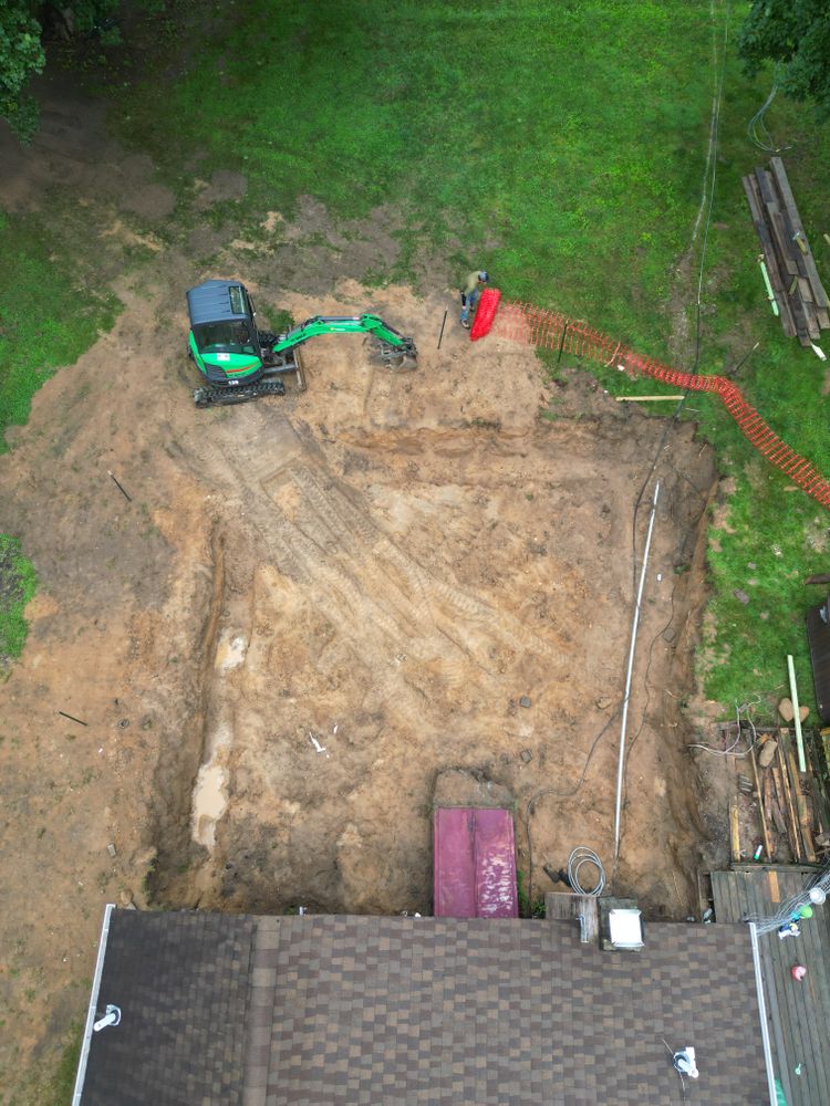 Excavation/Foundation work for Golden Hammer in Long Island,  NY