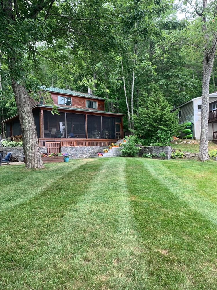 Our Lawn Maintenance service keeps your yard healthy, neat, and vibrant with mowing, edging, trimming, and seasonal care—saving you time while enhancing curb appeal all year long. for Moon's Property Maintenance in Gray, ME