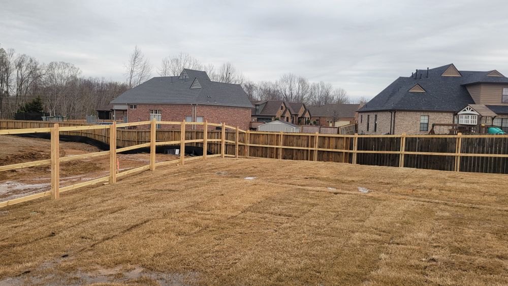 Recent work for Patriot Fence  in Oakland, TN