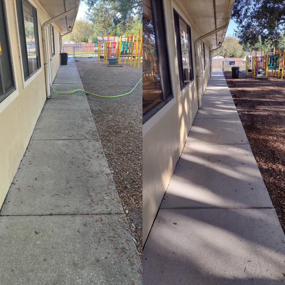 Sidewalk for Freedom Pressure Washing in Orange Park, FL