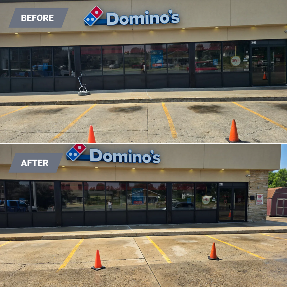 Parking Lot Cleanings! for TNT Power Washing LLC in Checotah, OK