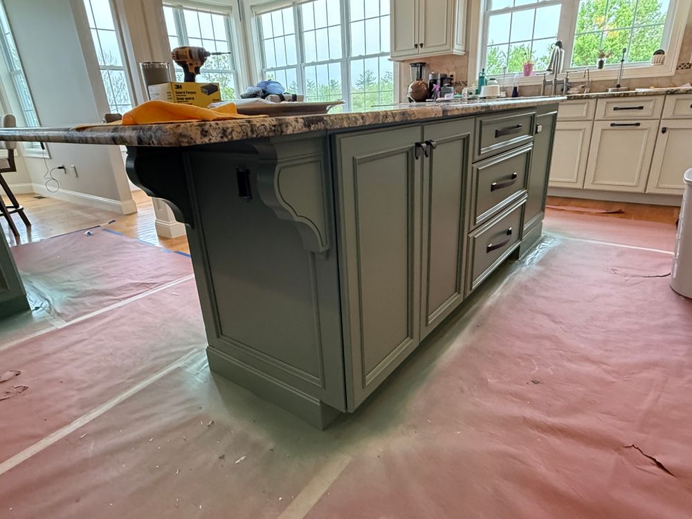 Kitchens & Cabinet painting for Caruso Painting in West Springfield, MA