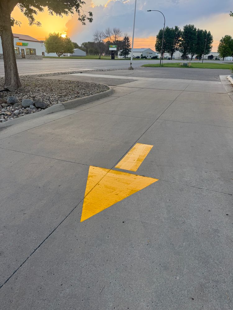 All Photos for Midwest Line Striping LLC in Spirit Lake, IA