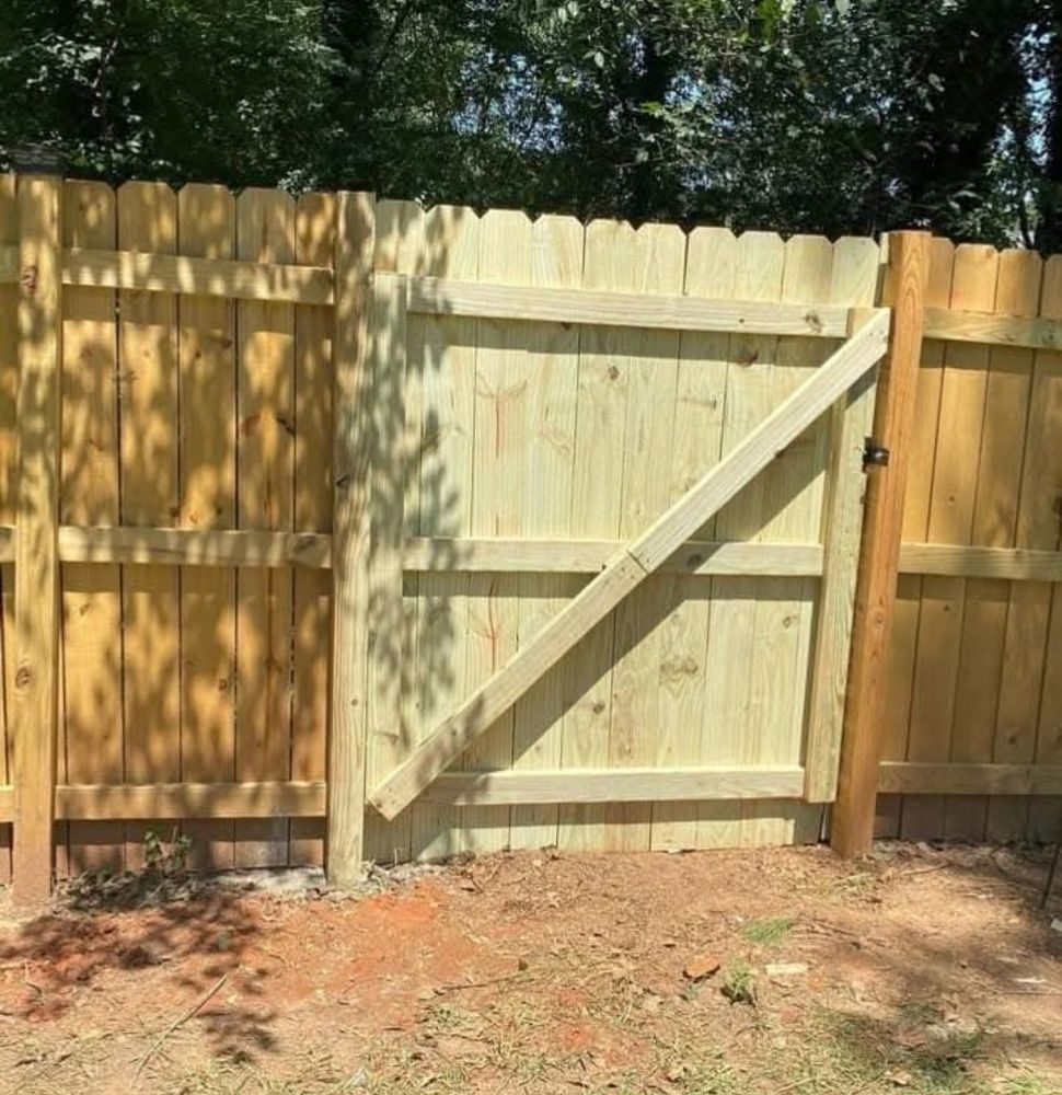 Fencing for All Out Construction in Atlanta, GA