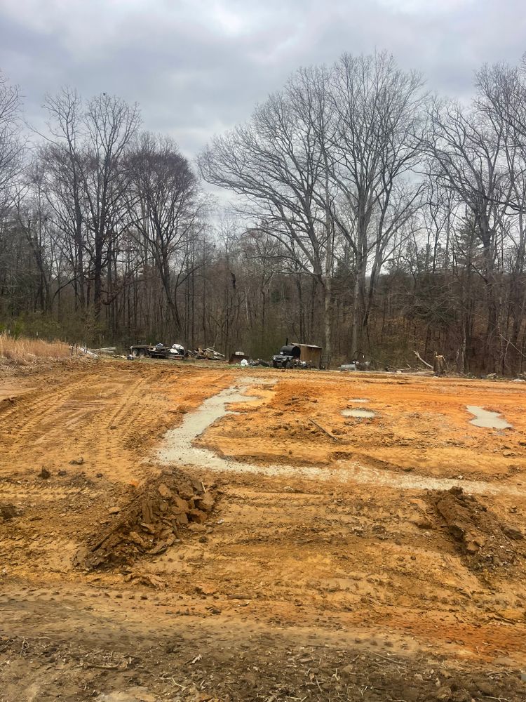 Pad, piers and foundation. for Maness Trucking & Excavation in Lexington, TN