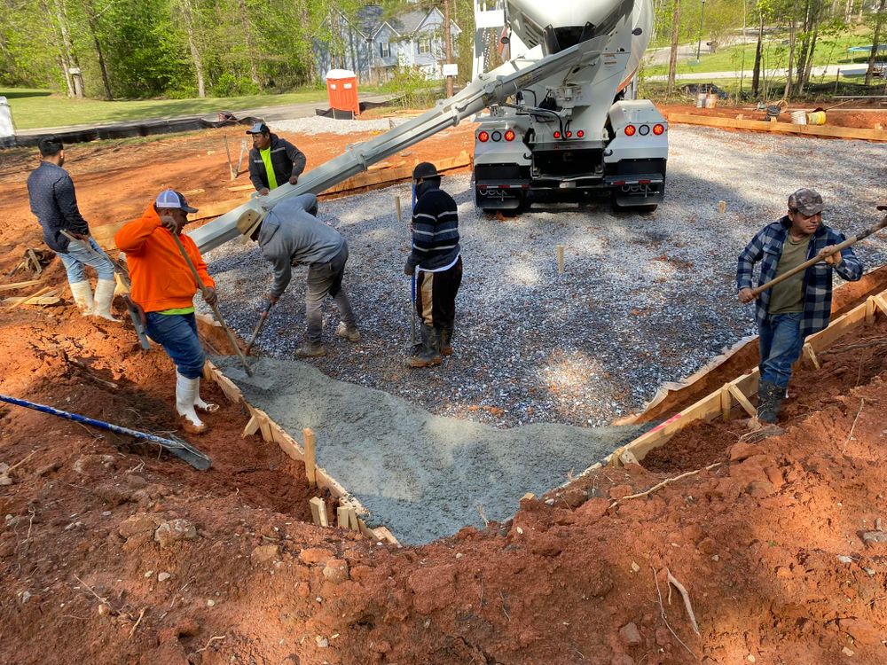 Concrete Work for AztecArt LLC in Franklin, GA