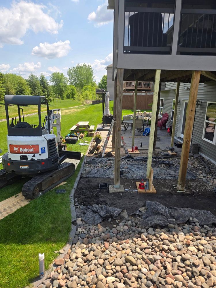 Our certified Helical Pier Installation service provides homeowners with a sturdy foundation solution, ensuring stability and longevity for your structures by using expert techniques that adapt to various soil conditions. for Elite Piers LLC in East Bethel, MN