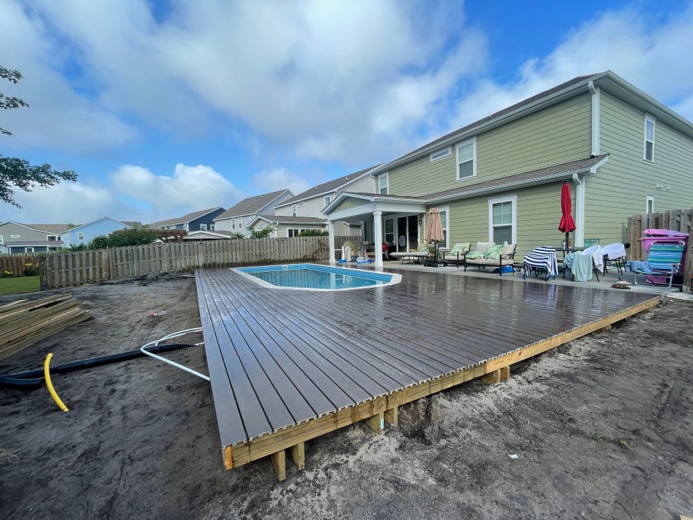 Outdoor Spaces for Albatross Construction in Wilmington, NC