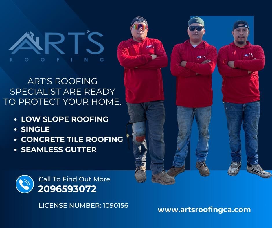 All Photos for Art’s Roofing Inc in Stockton, CA