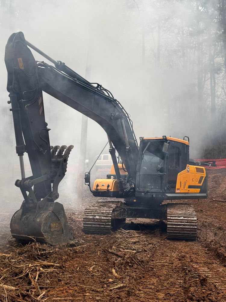 Excavation for Bryant's Land Services in Forsyth, GA