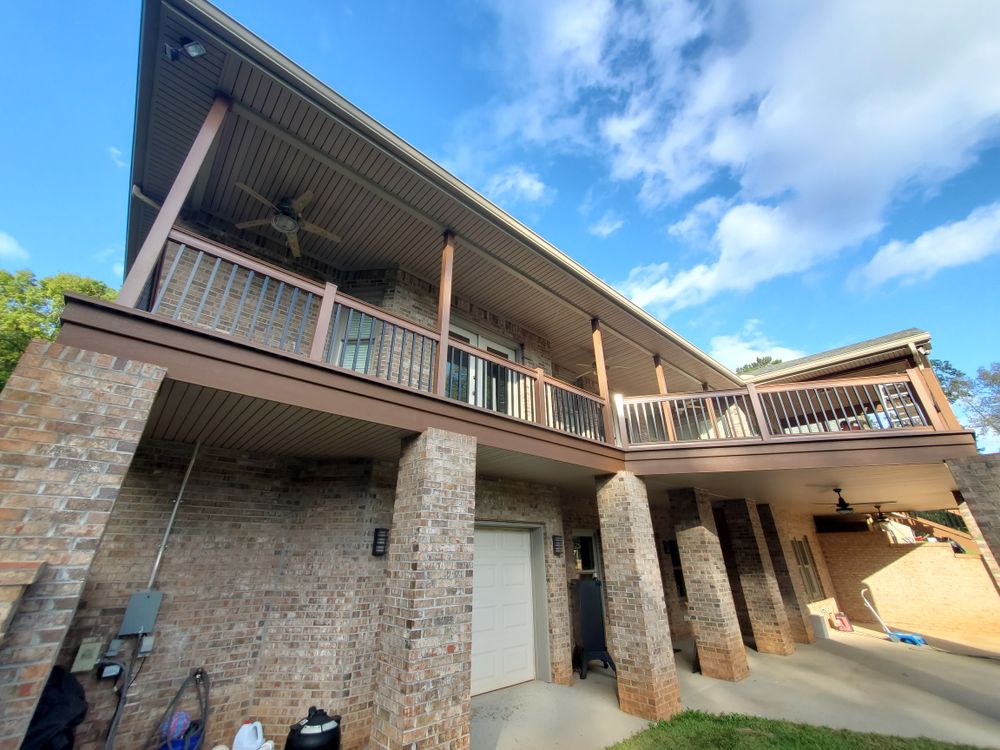 Aluminum Composite Porches and Decks  for Emfinger Custom Builders LLC in Pine Mountain, GA