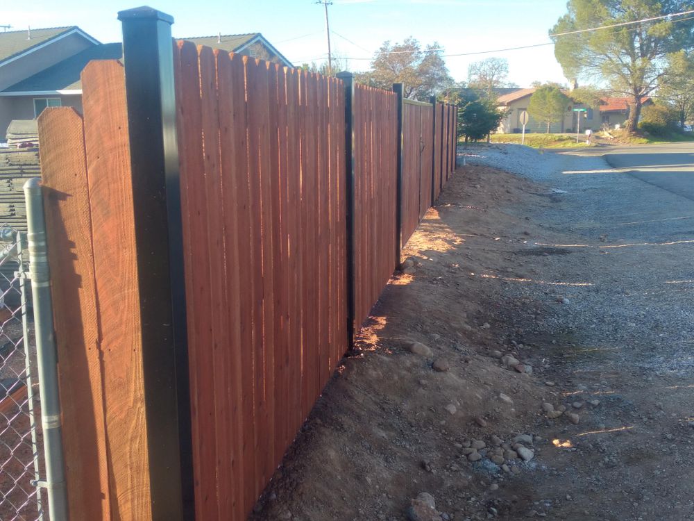 Fencing for Austin LoBue Construction in Cottonwood, CA