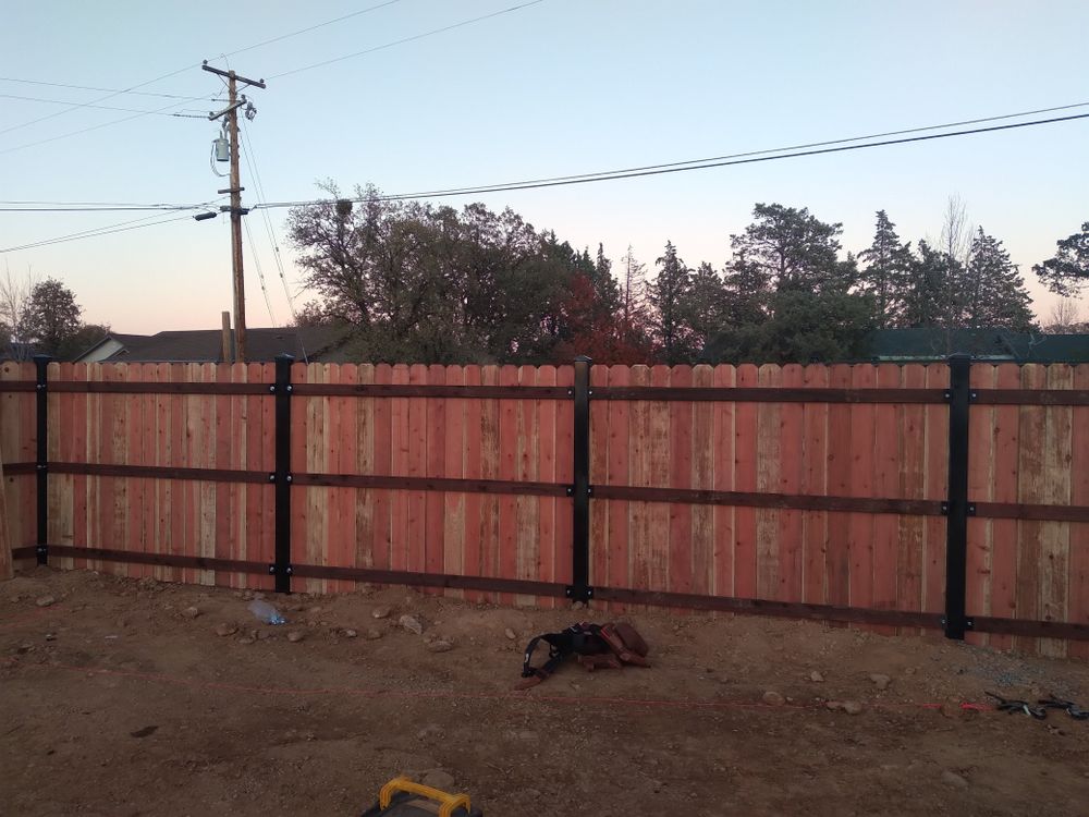 Fencing for Austin LoBue Construction in Cottonwood, CA