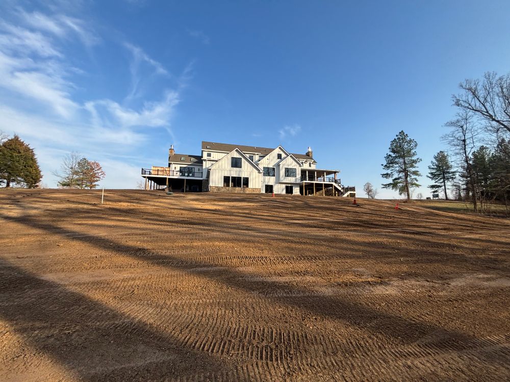 Grading for Schrock’s Land Management in Northern Virginia, Shenandoah Valley, VA