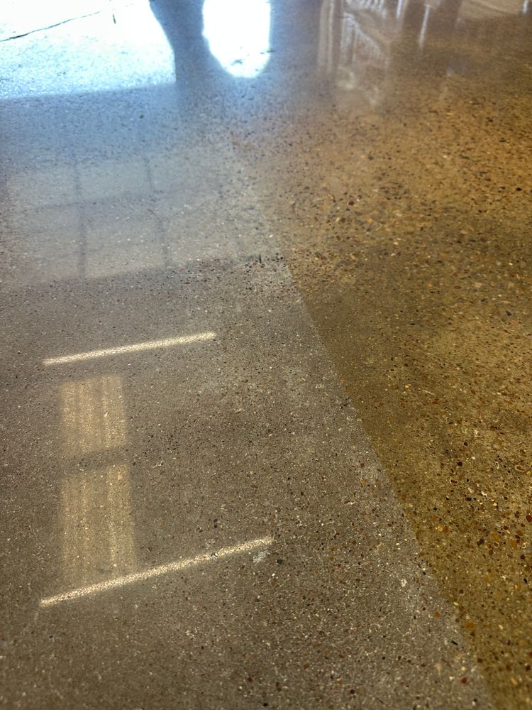 Polished Concrete  for Texas Curb N Borders in Houston, TX