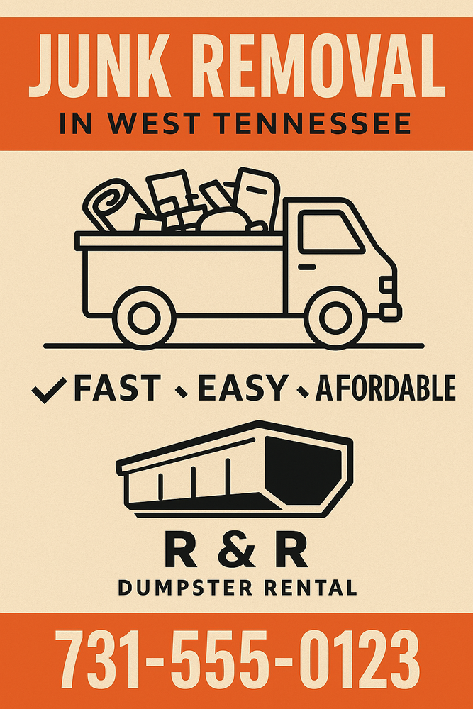 Dumpster Rental for R & R Enterprises in Jackson, TN