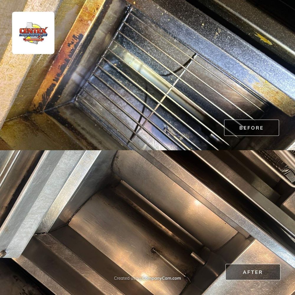 Commercial Kitchen Hood Cleaning for Centex Pressure Washing Service in San Marcos, TX