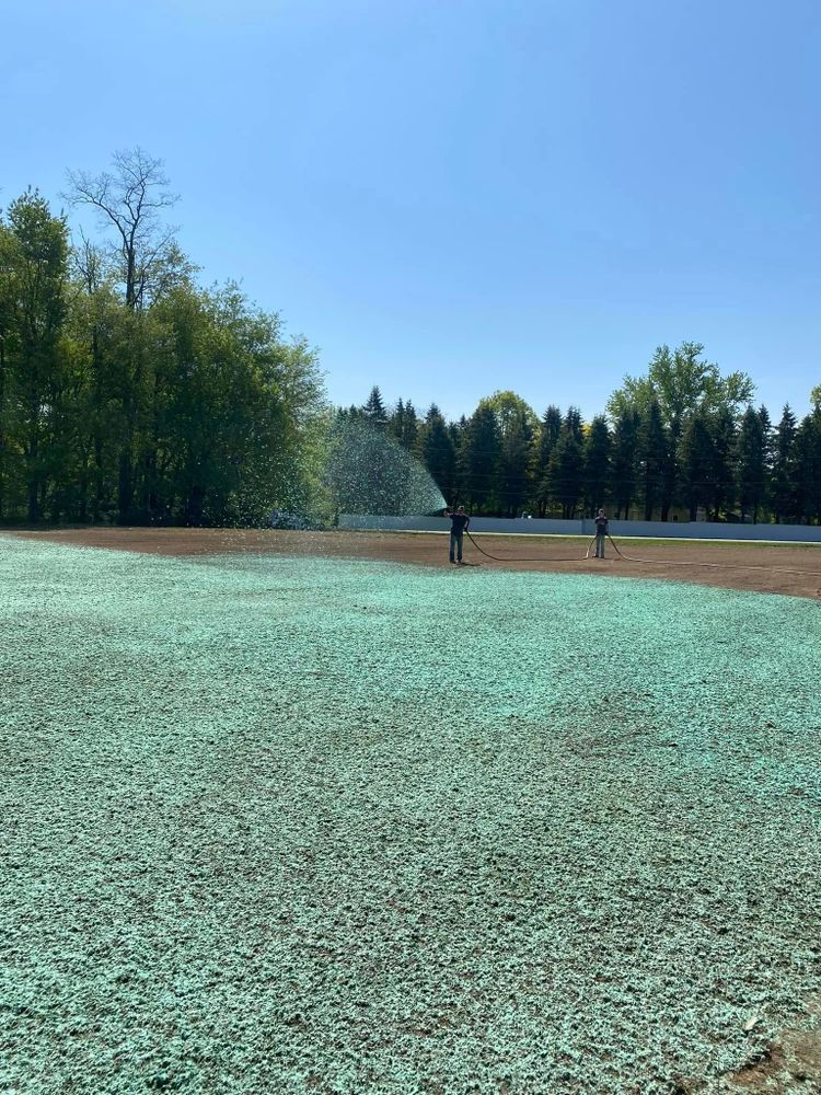 Our Hydroseeding Installation service provides an efficient solution for lush, green lawns by combining seed and fertilizer in a slurry, enhancing growth while our mulch installation ensures soil protection and moisture retention. for Green Scapes Landscaping in Terrell, TX