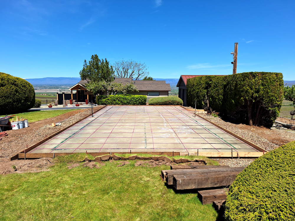 Sport courts for Richardson Restoration and Concrete in Ellensburg, WA