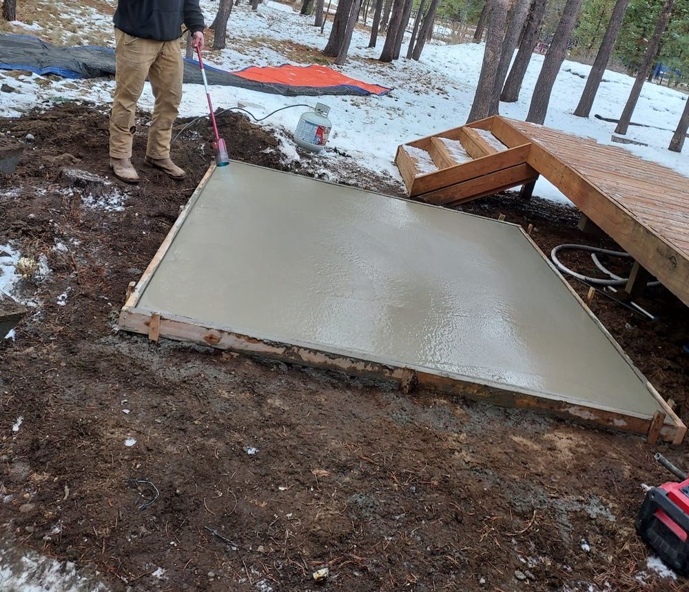 We specialize in professional concrete slab construction for homeowners, offering durable and long-lasting solutions for patios, driveways, walkways, and foundations to enhance the value and functionality of your property. for TJR Concrete and Construction in Bend, OR