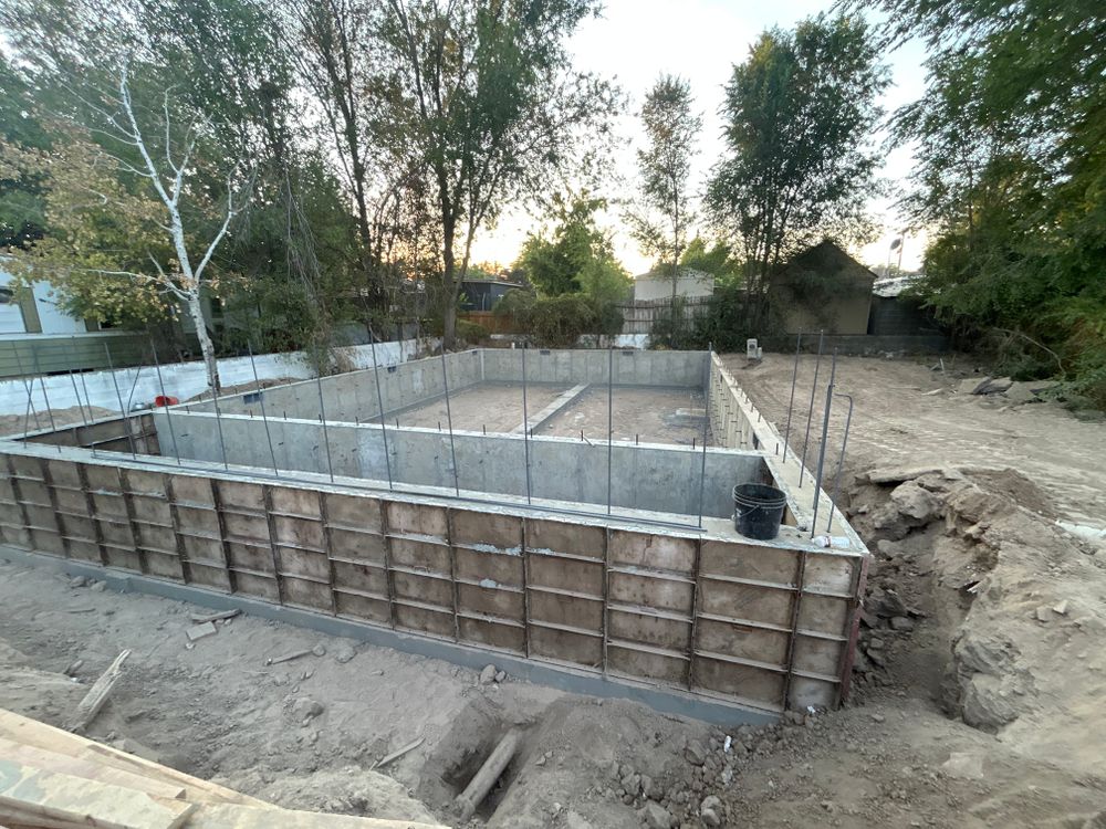 Concrete work for Remington Builders in Idaho Falls, ID