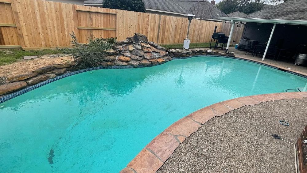 Transform your backyard with our Custom Pool Design service, where we tailor every detail to match your vision, ensuring a unique and luxurious oasis that perfectly complements your home. for Azteca Pool Construction LLC in Houston, TX