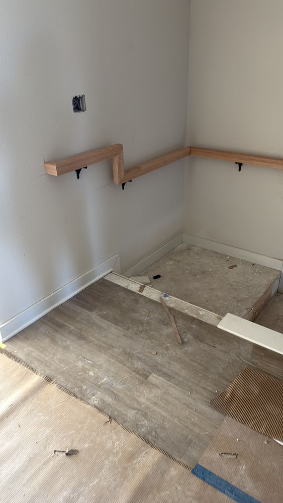 Wood Stair installations  for Emmanuel Trim in Bradenton, FL