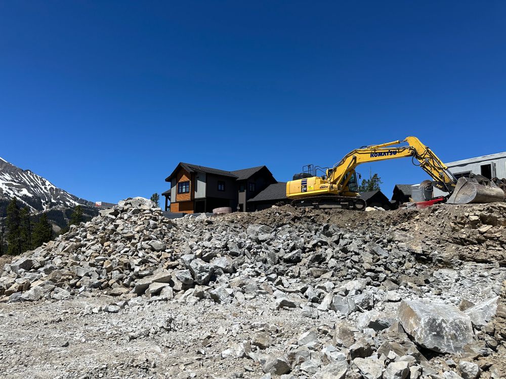 Dirt Work for R&H Homes in Bozeman, MT
