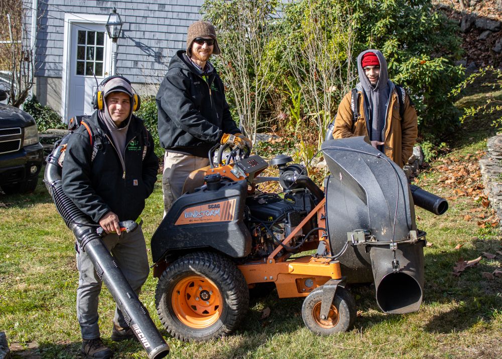 Fall Cleanup for CS Property Maintenance in Middlebury, CT