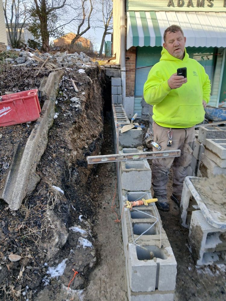 Retaining Wall  for Joseph Little Home Improvements in Pittsburgh, PA