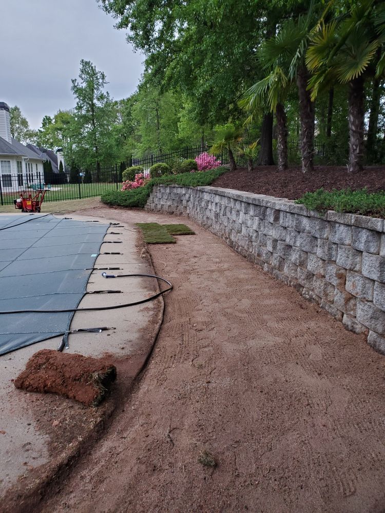 Mulch Installation for Zambrana Landscaping in Cobb County, GA