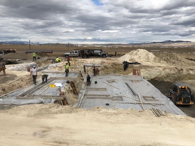Foundations for R&H Homes in Bozeman, MT