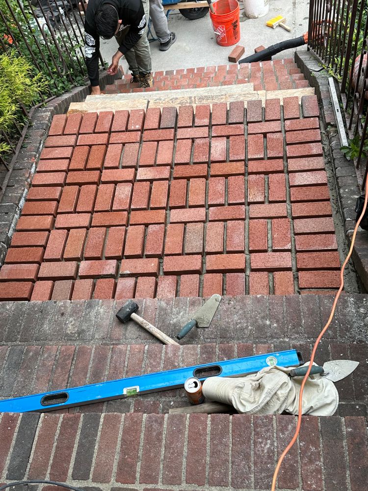 Step/stairs repairs and rebuilds for All For U Roofing & Masonry in Boston, MA