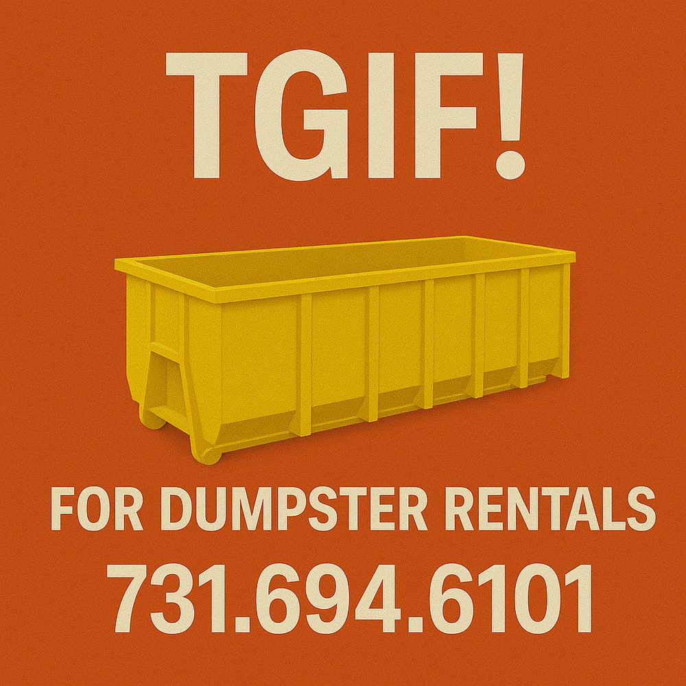 Dumpster Rental for R & R Enterprises in Jackson, TN