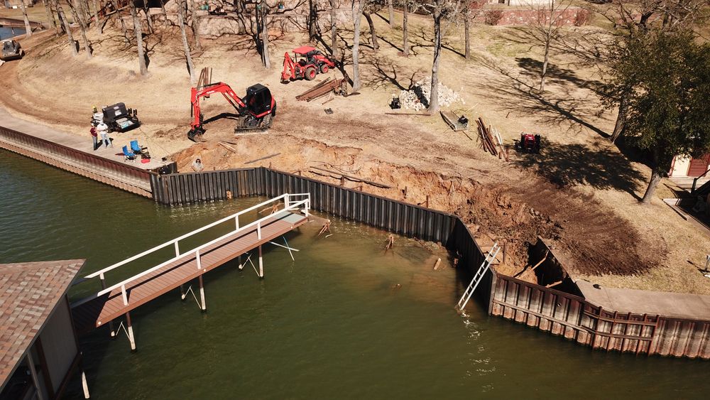 Bulkheads for BR Construction LLC  in Corsicana, TX