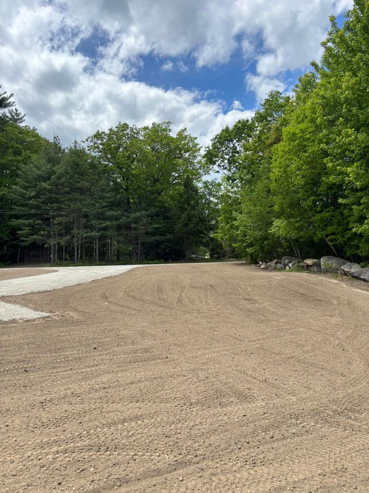 Our Leveling service ensures your property's foundation is perfectly even, providing a stable base for construction projects. We use advanced equipment for precise results, enhancing structural integrity and aesthetic appeal of your land. for A&D Excavation & Landscaping in Conway, NH