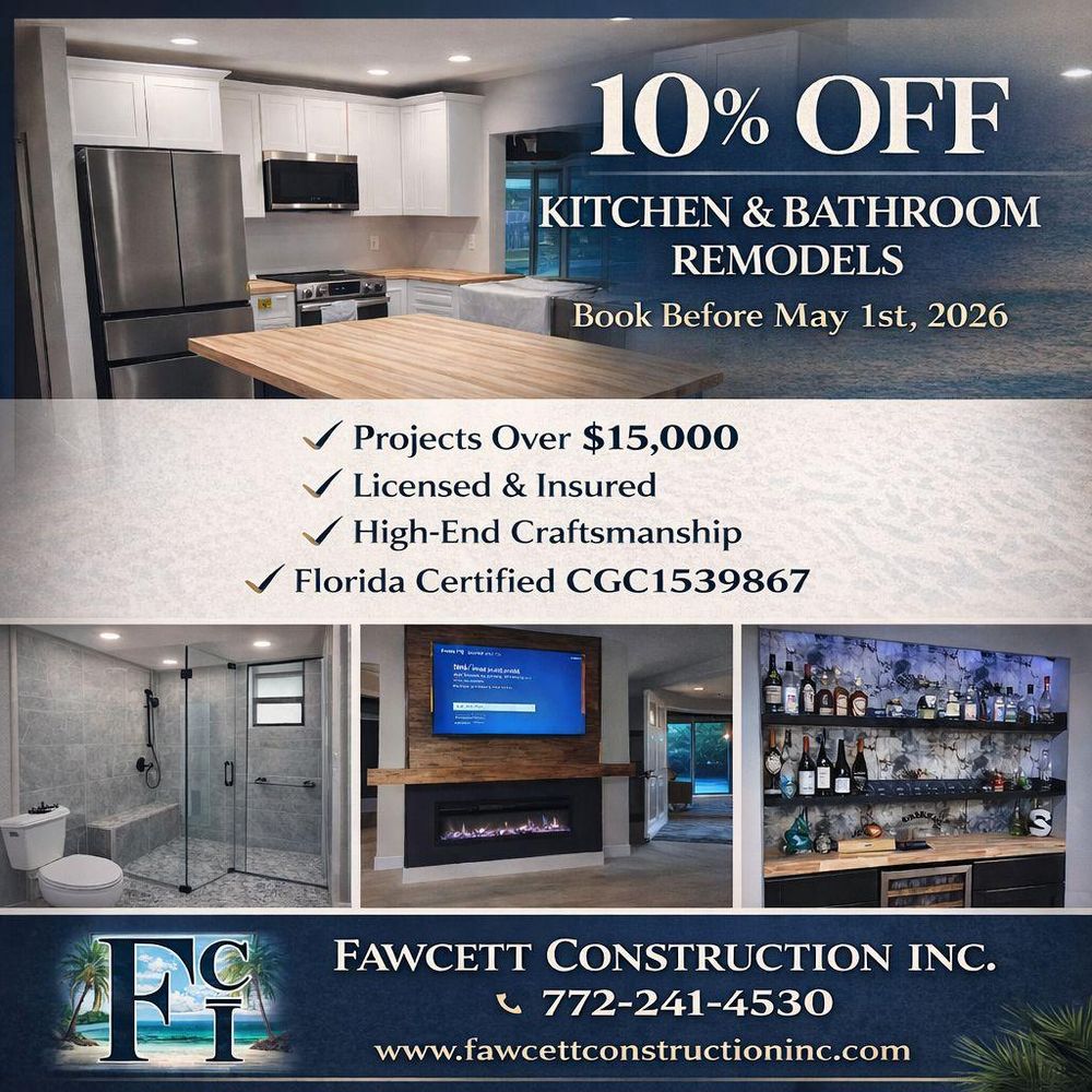 All Photos for Fawcett Construction Inc. in Port Saint Lucie, FL