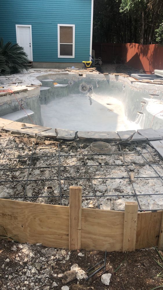 Swimming Pool Renovations: for UBER FORCE in San Antonio, TX