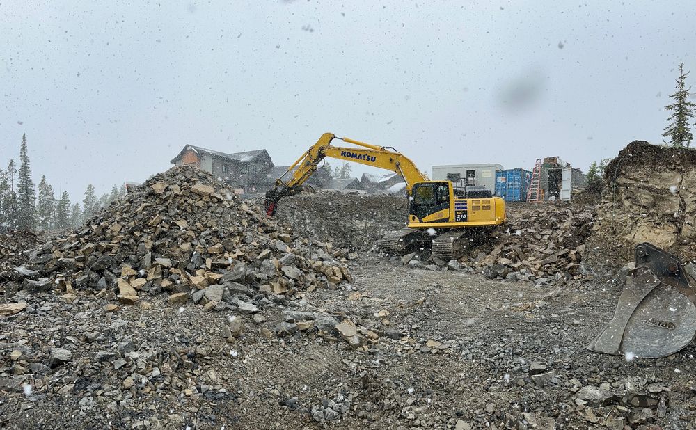 Dirt Work for R&H Homes in Bozeman, MT
