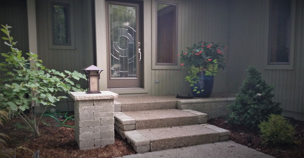 Retaining Wall for Landscape Renovators Inc. Michael Bombly in Lecanto, FL