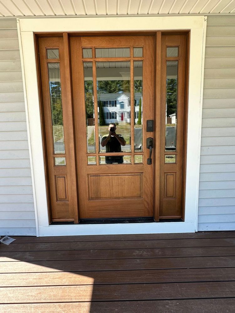 Our Door Replacement service enhances your home's curb appeal and security with precision installation, top-quality materials, and a variety of style options to suit your taste. Transform entrances with expert craftsmanship today. for Girouard Contracting in Gardner, MA
