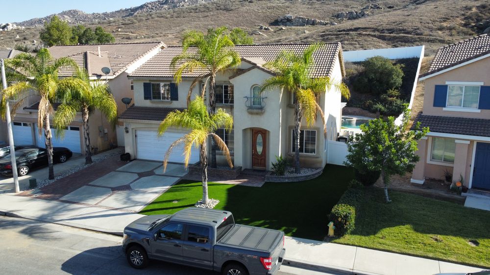 Drone Photos for Aidan Jade Landscaping in Riverside County, CA