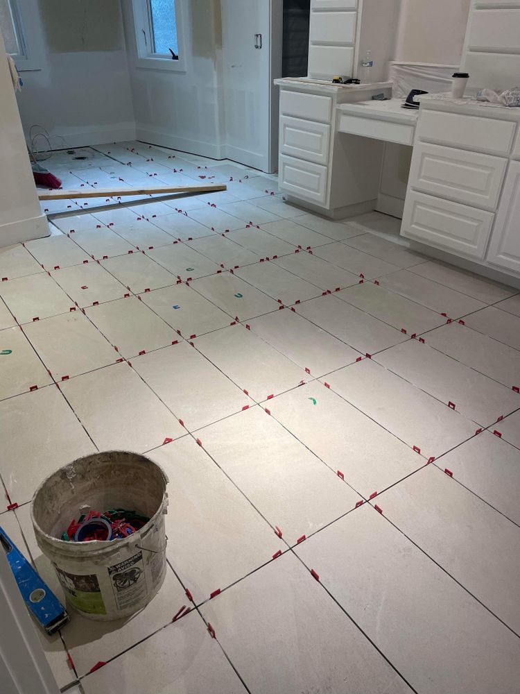 Tile/bathroom remodel  for Rytren Concrete in Pearland, TX