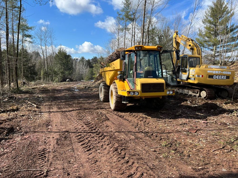Transform your landscape with our professional land grading service, expertly designed to improve drainage, prevent erosion, and create the perfect foundation for all your outdoor projects. for Forever Green Landscaping & Excavation in Poultney, VT