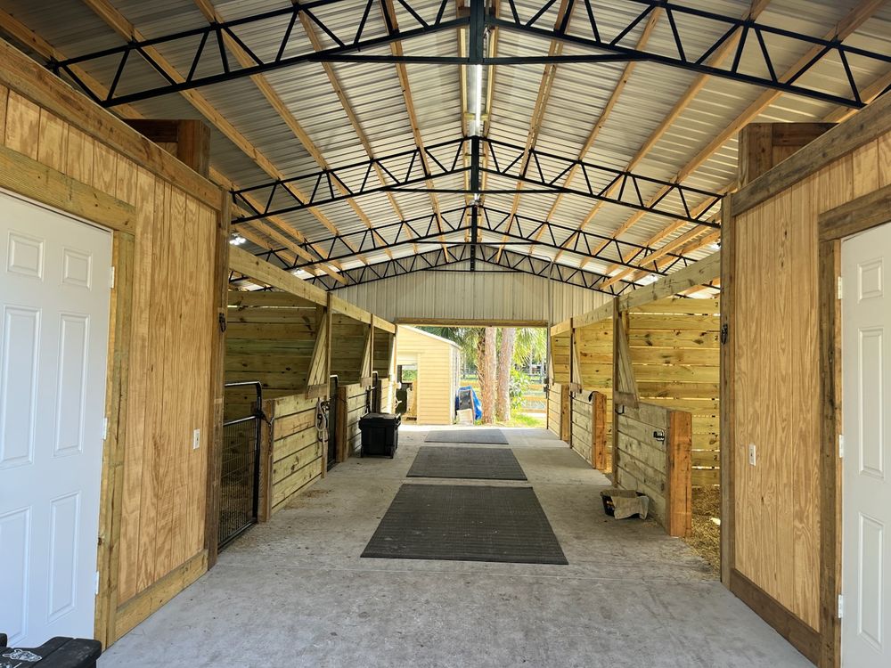 Our arena construction services specialize in custom-designed, high-quality equestrian arenas crafted to elevate both performance and comfort. We prioritize creating durable, well-drained surfaces that ensure a safe, smooth, and enjoyable riding experience in all weather conditions. With our expert craftsmanship, your arena will serve as the ideal foundation for training, competitions, and leisure riding, providing long-lasting value and functionality.
 for Florida Native Equestrian Services in Central Florida, FL