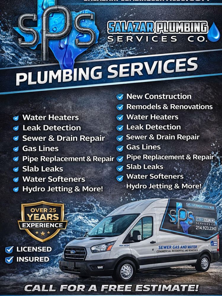 All Photos for Salazar Plumbing Services Co LLC in Garland, TX