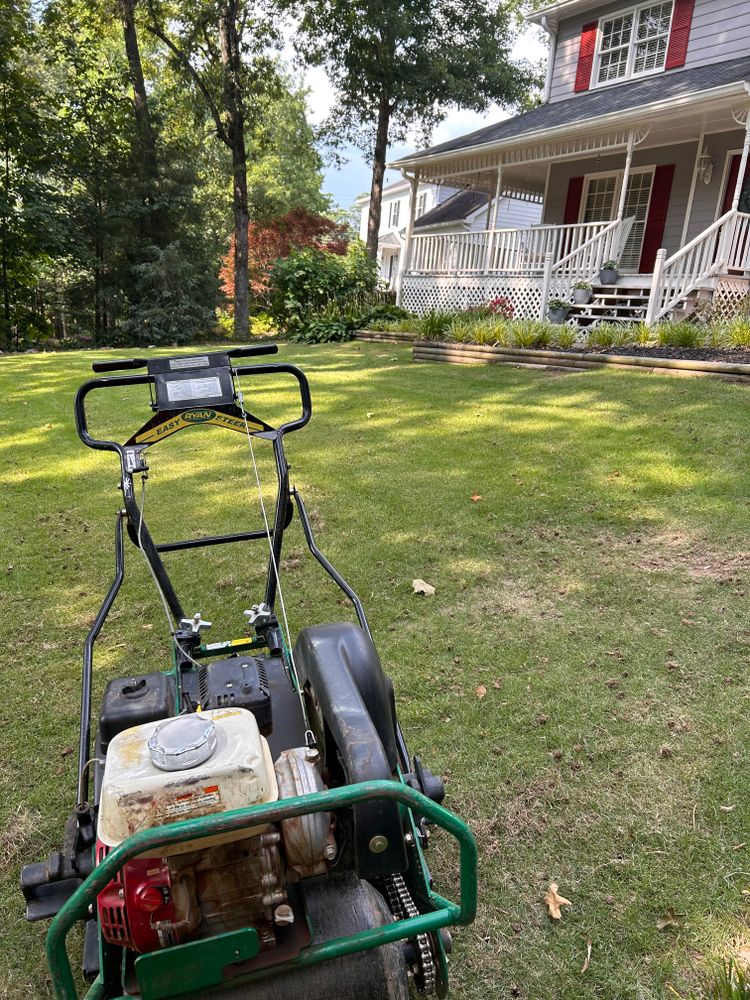 Fall Clean Up for Two Brothers Landscaping in Atlanta, Georgia