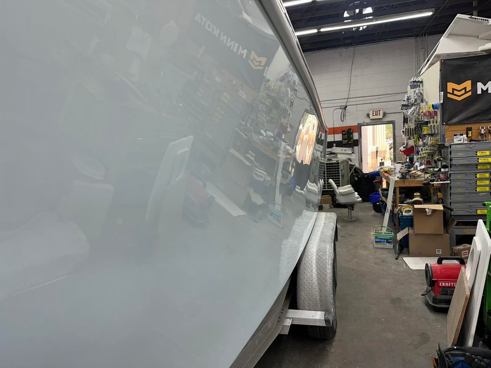Revitalize your boat's appearance with our Gelcoat Repair & Restoration service, expertly addressing chips and fading to restore shine and protection, ensuring your vessel looks as impressive as it sails. for Going Coastal Marine Electronics in Eustis, FL